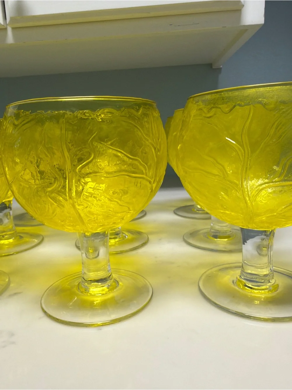 Sigma Tastesetter Secla Vintage Lemon Cabbage Goblet - Set of 12